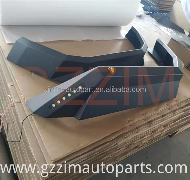4x4 Steel Aluminum Alloy Fender Flare with light For new Wrangler rubiction JL 2018-2020